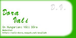 dora vali business card